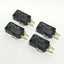 Used Lot of 4 Omron VX-5-1C22 Micro Snap Action Limit Switch 5A 250VAC, Pin Plunger