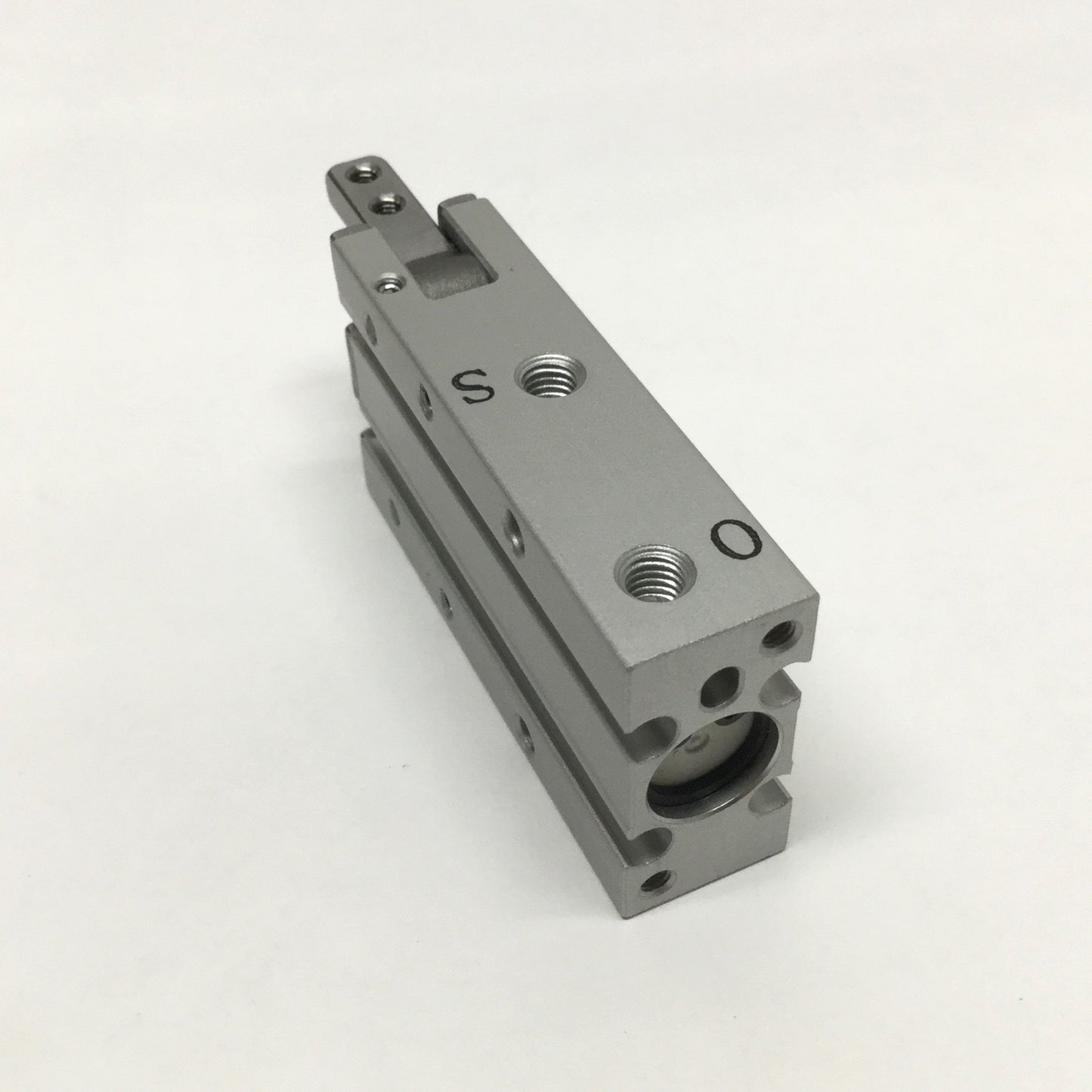 Used SMC MHY2-10D Double-Acting 2-Finger Angular Air Gripper 180°, 0.1-0.6MPa, M5x0.8
