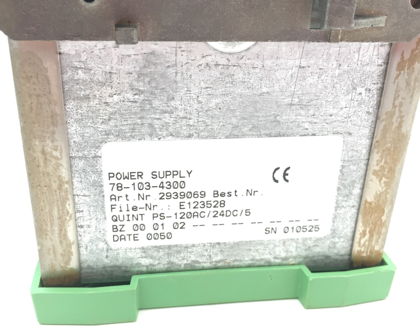 Used Phoenix Contact QUINT-PS-120AC/24DC/5 Power Supply 120VAC IN, (2x) 24VDC 5A OUT