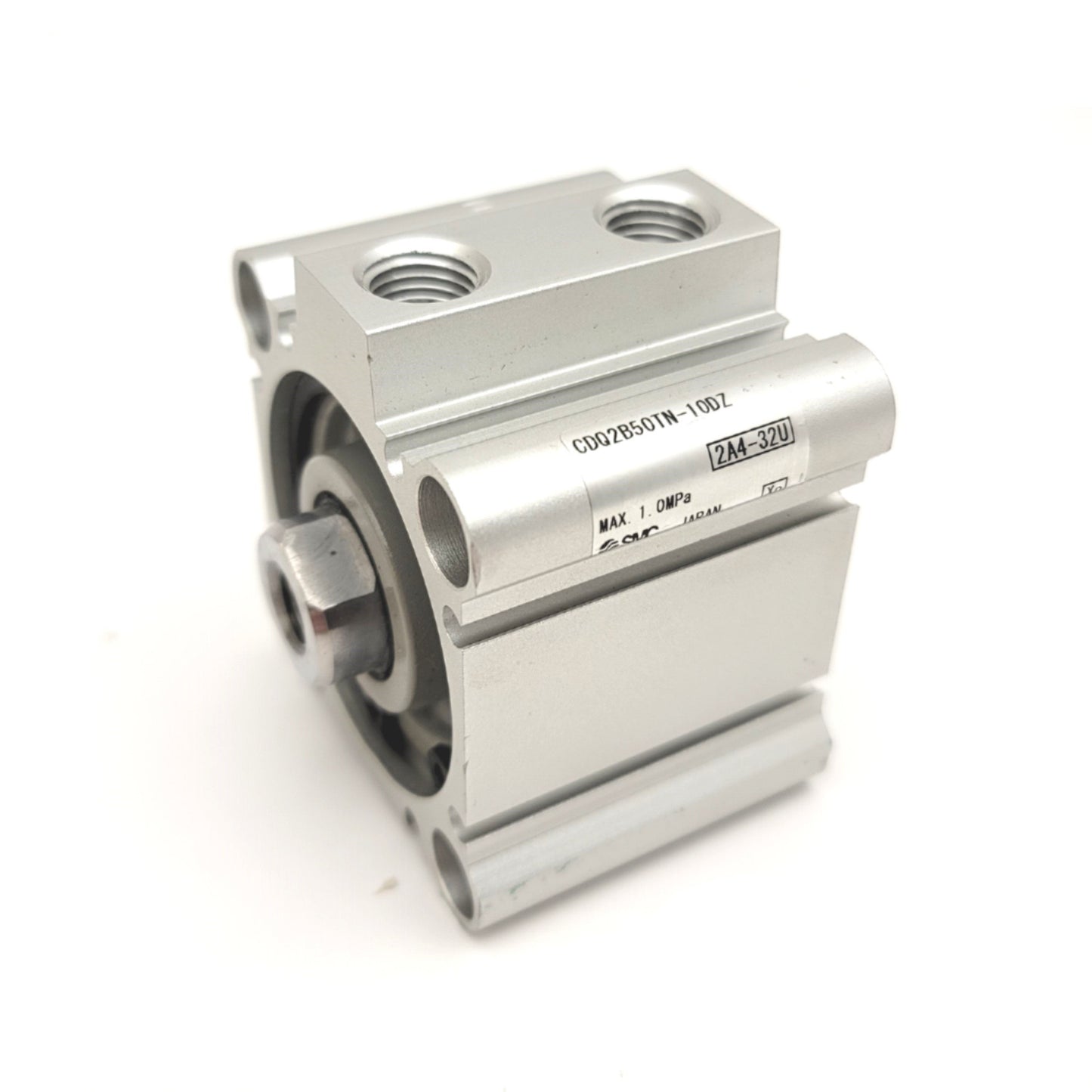 New – Open box SMC CDQ2B50TN-10DZ Double Acting Compact Cylinder Bore 50mm, Stroke 10mm 1/4"NPT