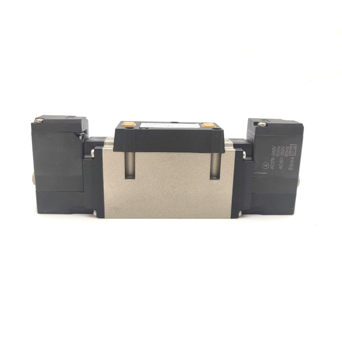 Used SMC NVFS3200-4FZB 5-Port Pilot Operated Solenoid Valve 220VAC 50/60Hz 15-150psi