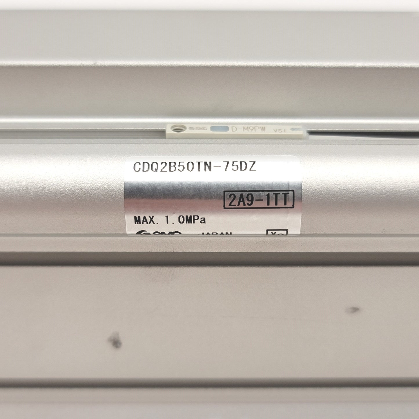 New – Open box SMC CDQ2B50TN-75DZ-M9PWSAPC Double Acting Compact Cylinder W/Auto Switches