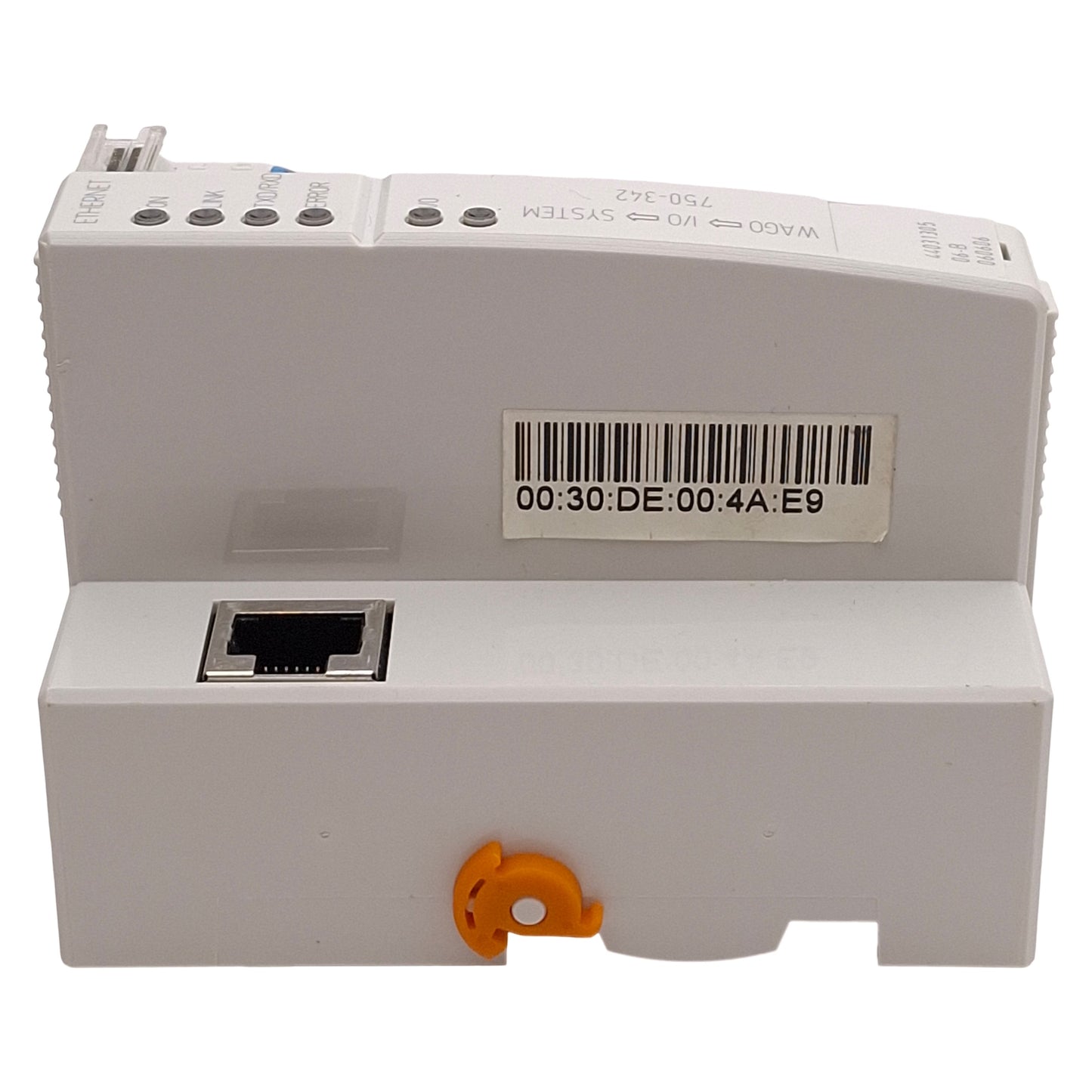 Used Wago 750-342 Ethernet TCP/IP Fieldbus Coupler, Digital & Analog, 10-Mbit/s 24VDC