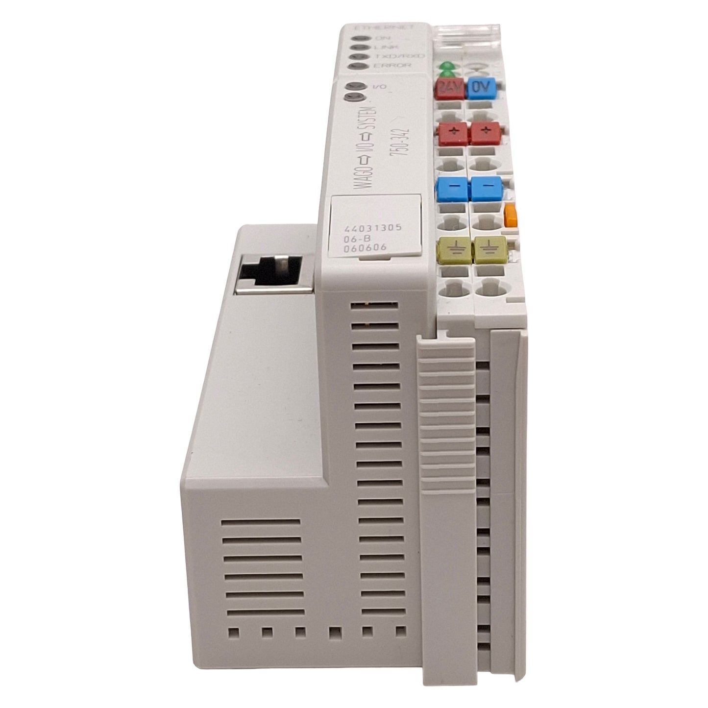 Used Wago 750-342 Ethernet TCP/IP Fieldbus Coupler, Digital & Analog, 10-Mbit/s 24VDC