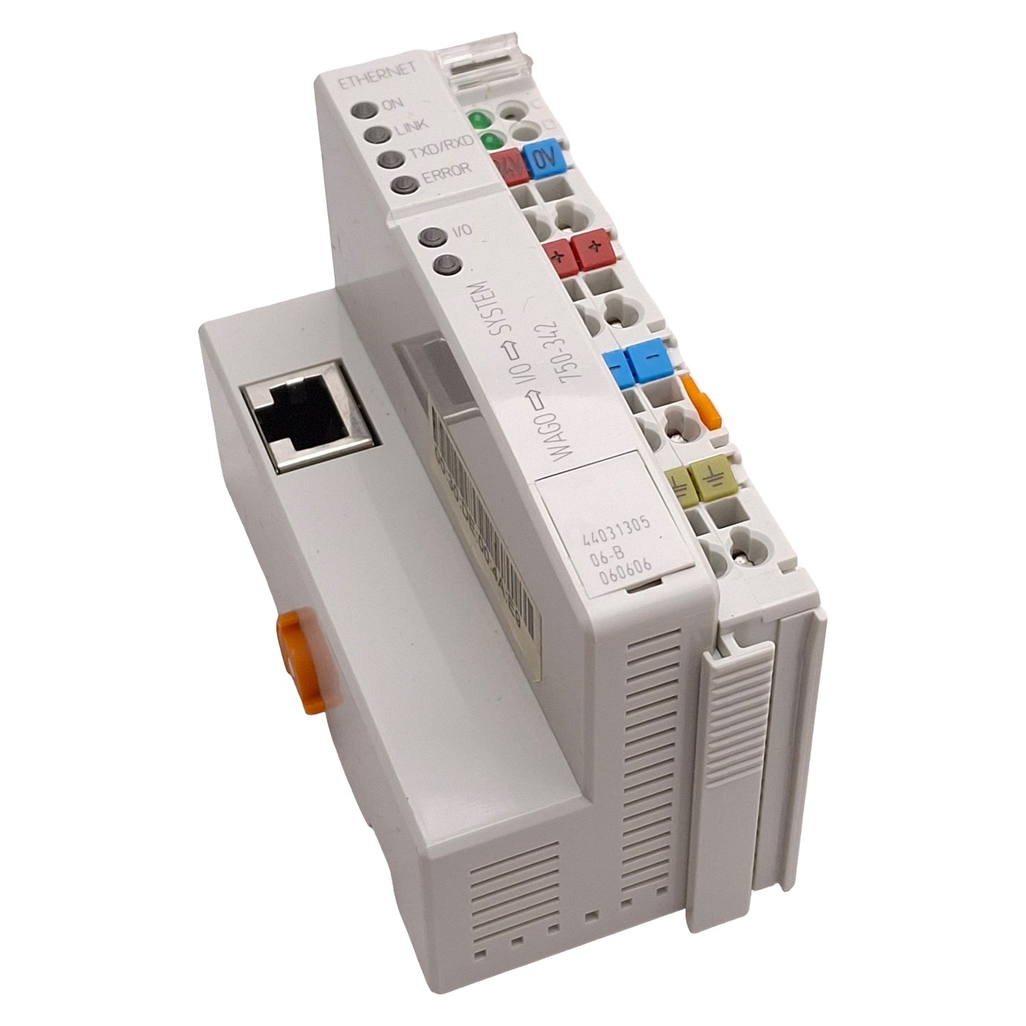 Used Wago 750-342 Ethernet TCP/IP Fieldbus Coupler, Digital & Analog, 10-Mbit/s 24VDC