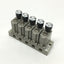 Used SMC ARM1000-5B2-01G Pressure Regulator Manifold, 5-Station, 7-100psi w/Gauges