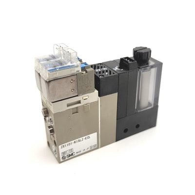 New SMC ZX1101-K15LZ-ECL Vacuum Ejector Unit 24VDC N.C. Supply/Release, 1.0mm Nozzle