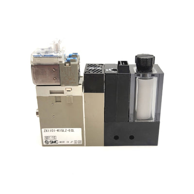 New SMC ZX1101-K15LZ-ECL Vacuum Ejector Unit 24VDC N.C. Supply/Release, 1.0mm Nozzle