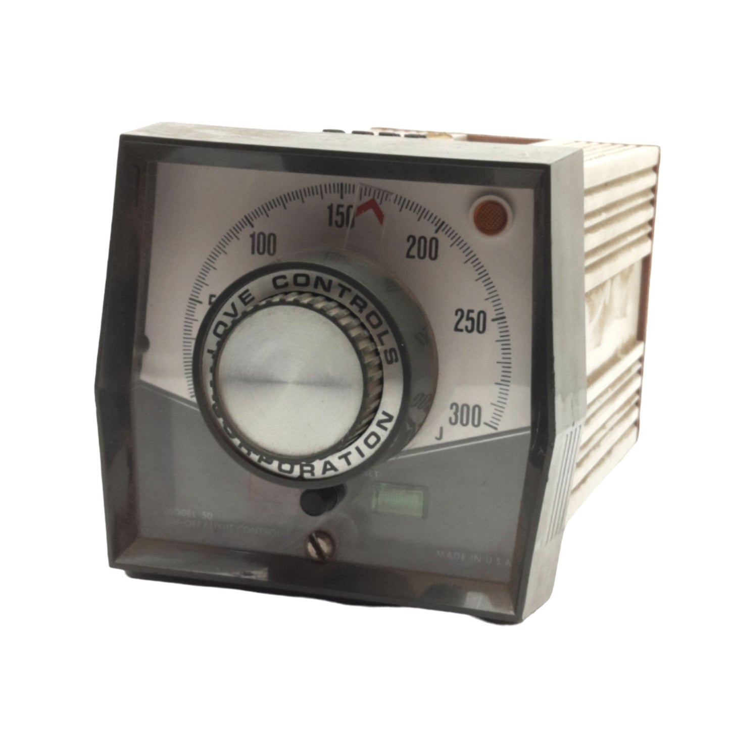 Used Love Controls Model 50 On-Off Temperature Limit Controller 0-300°F J Type 120VAC