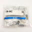 New Lot Of 5 SMC V111M-3MOZ 3-Port Solenoid Valve Assemblies, 110VAC Coil