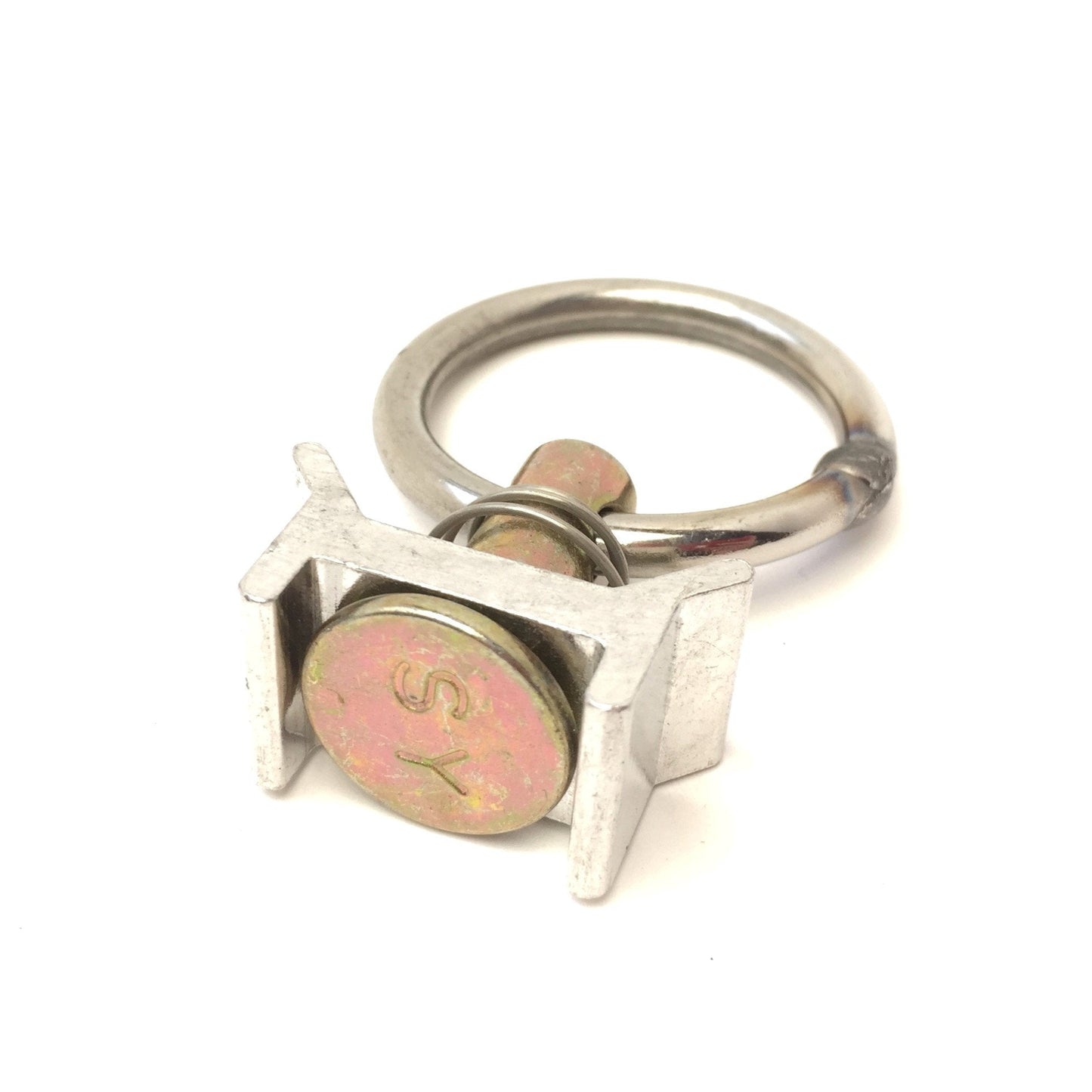 New – Open box Lot of 10 Single Stud Fitting w/Round SS O-Ring L-Track Airline Tie Down 4000lbs