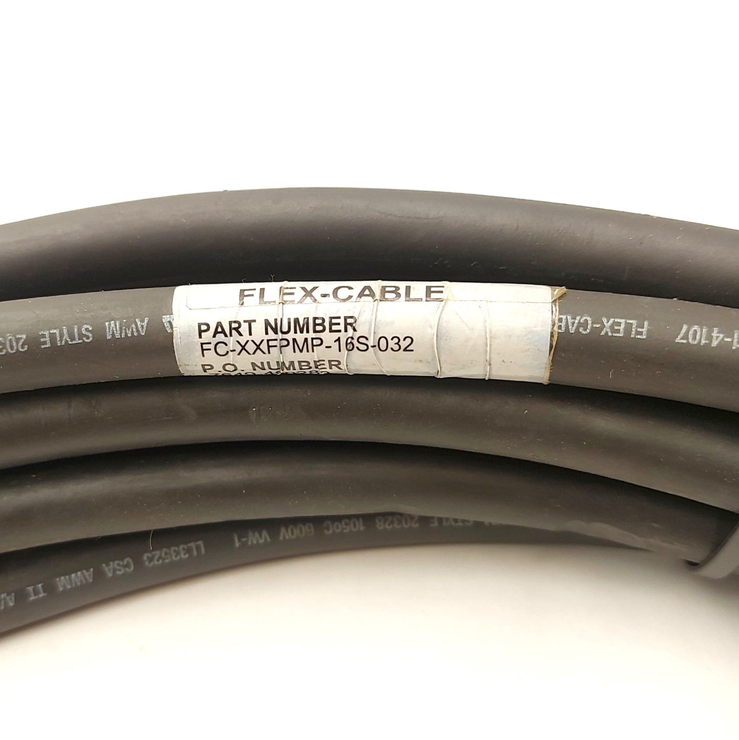 Used Flex-Cable FC-XXFPMP-16S-E030 MP Series Motor Power Cable, 600V, 16/4, 30' Long