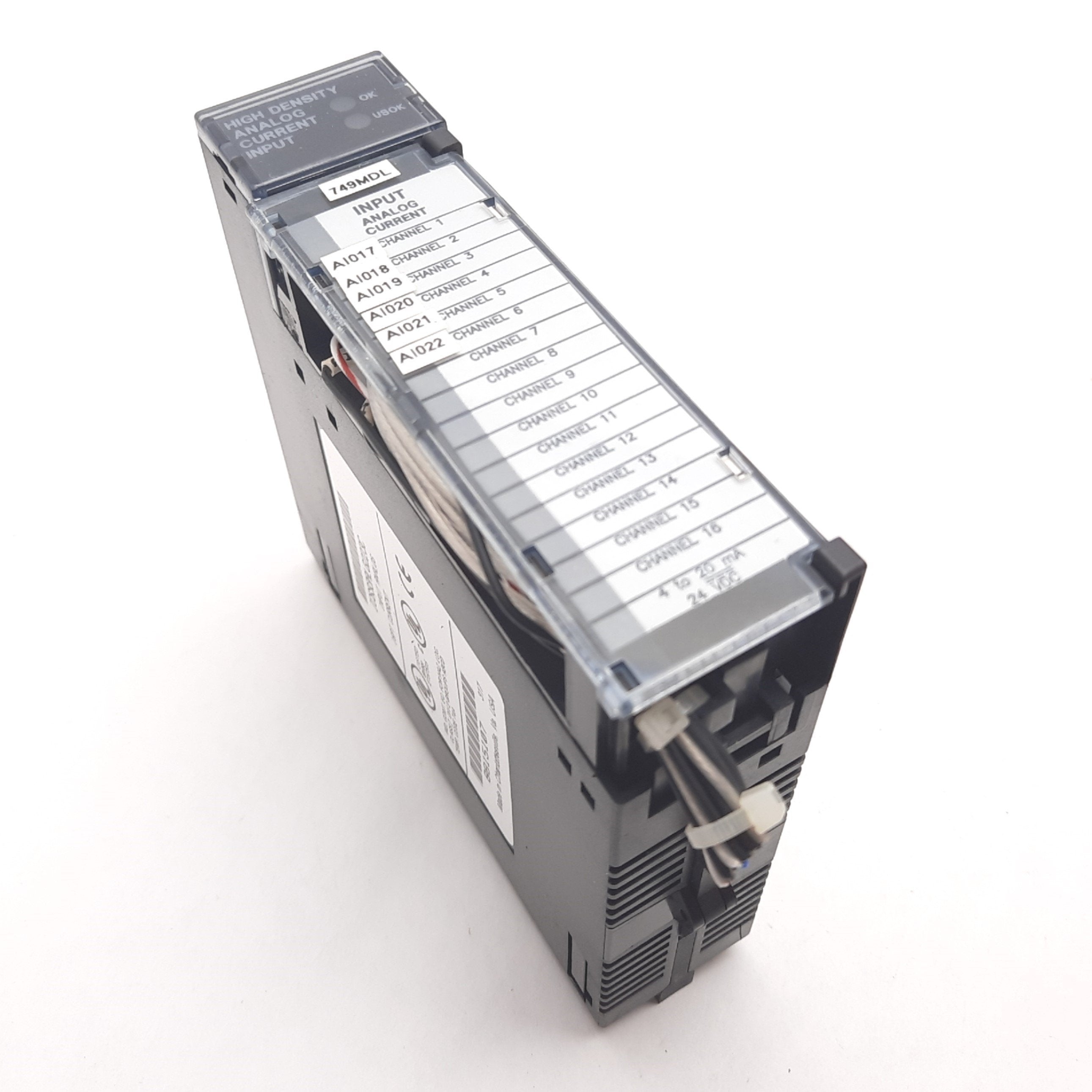 GE Fanuc IC693ALG223C PLC Analog Current Input Module, 16PT 4-20mA, Br ...