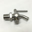 New – Open box Stainless Steel Spouted Drain Tap Valve Bibcock, 3/8" NPT, 3/16" Orifice