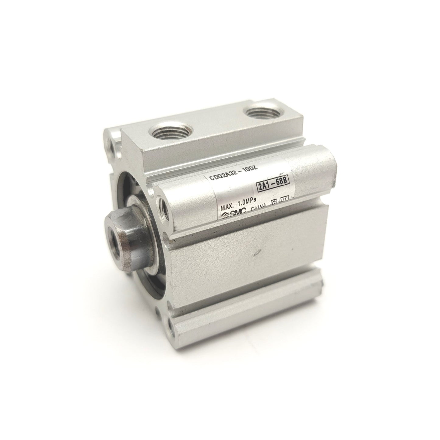 New – Open box SMC CDQ2A32-10DZ Compact Double Acting Cylinder 32mm Bore, 10mm Stroke, 1/8"RC