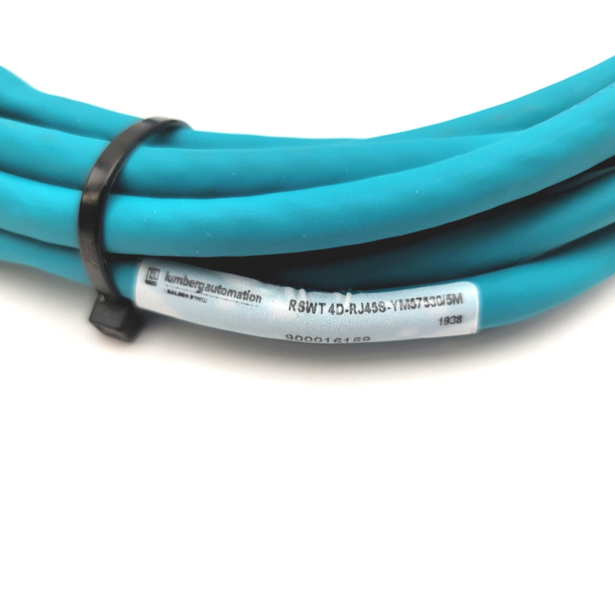 Comm Cable Rj45 Lumberg RSWT 4D-RJ45S-YM57530/5M Ethernet/IP Comm Cable, RJ45 To 4-Pin ...