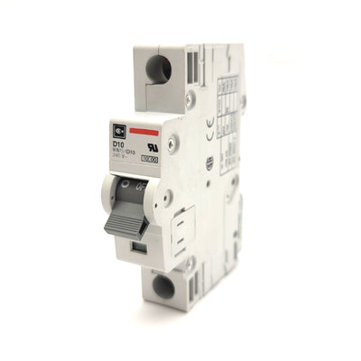 New – Open box Cutler Hammer Eaton D10 WMS1D10 Circuit Breaker, Single Pole, 10A, 240VAC