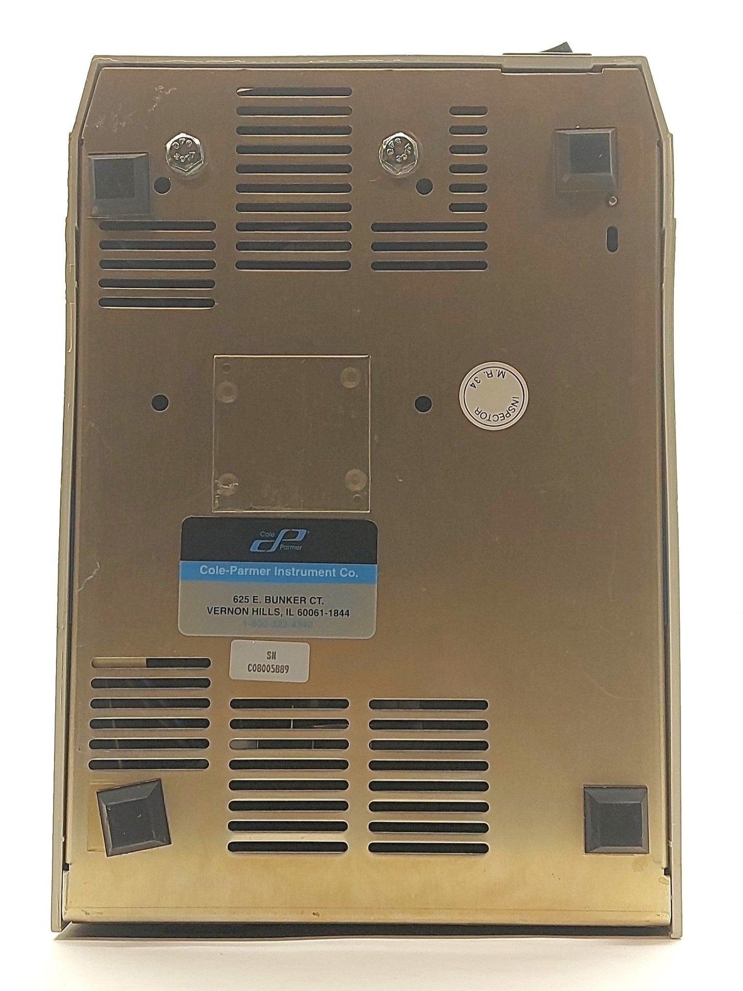 Used Cole Parmer 7524-50 Digital Peristaltic Pump Drive, .1HP, 1.6-100RPM, 115VAC