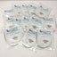 New Other Lot of 13 L-COM TRD450CR-1 Ethernet Patch Cables, Cat 5E, 10Base-T, RJ45, 1ft