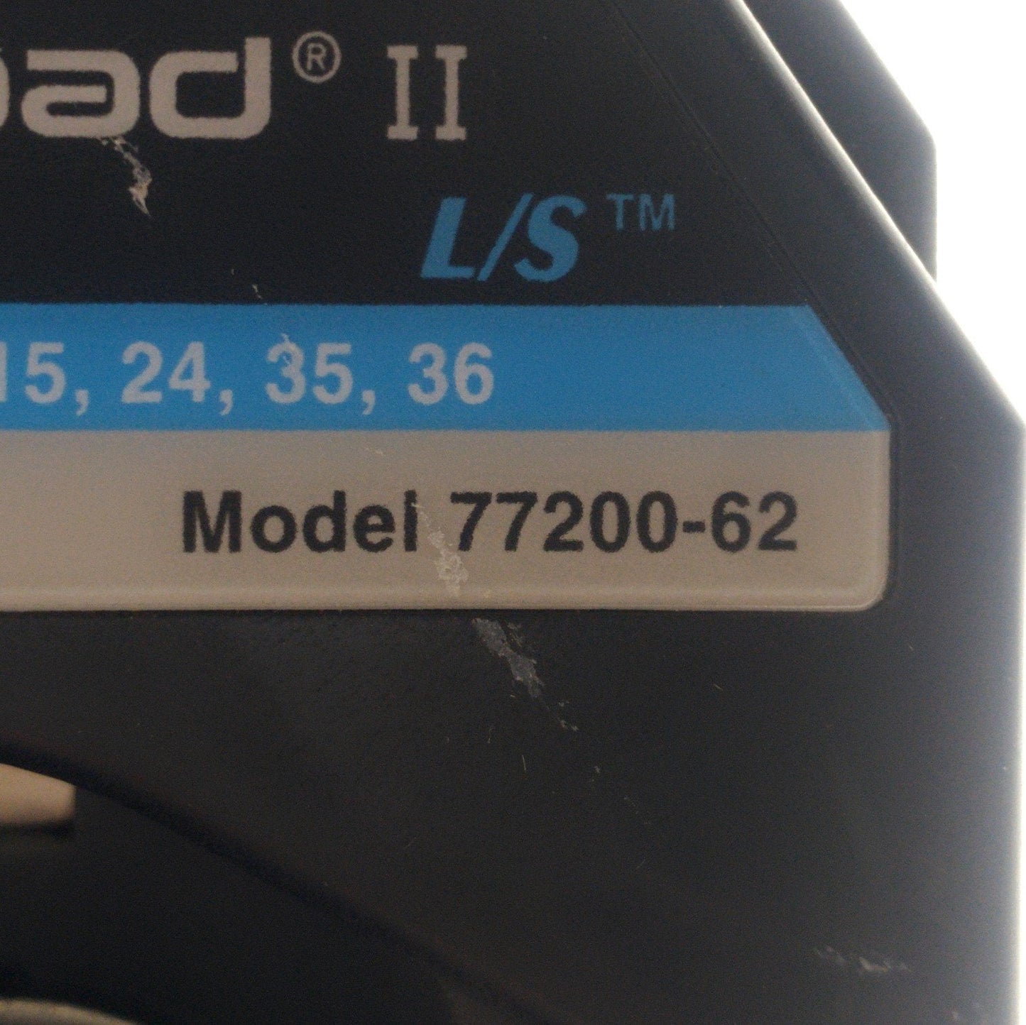 Used Cole Parmer 77200-62 Peristaltic Pump Head .034-2900mL/min 15, 24, 35, 36 Tubing