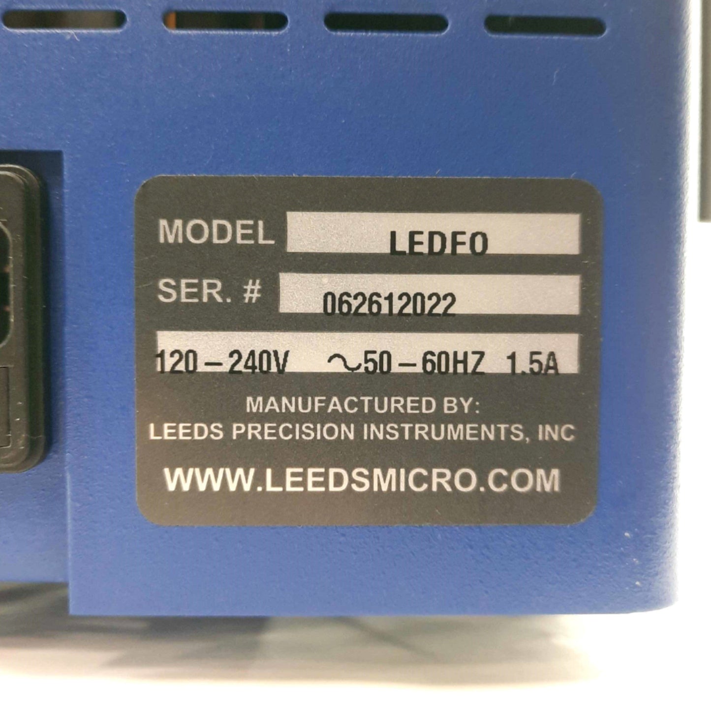 Used LEEDS LEDFO Cube LED Fiber Optic Microscope Light Source, 5700K, 120-240VAC