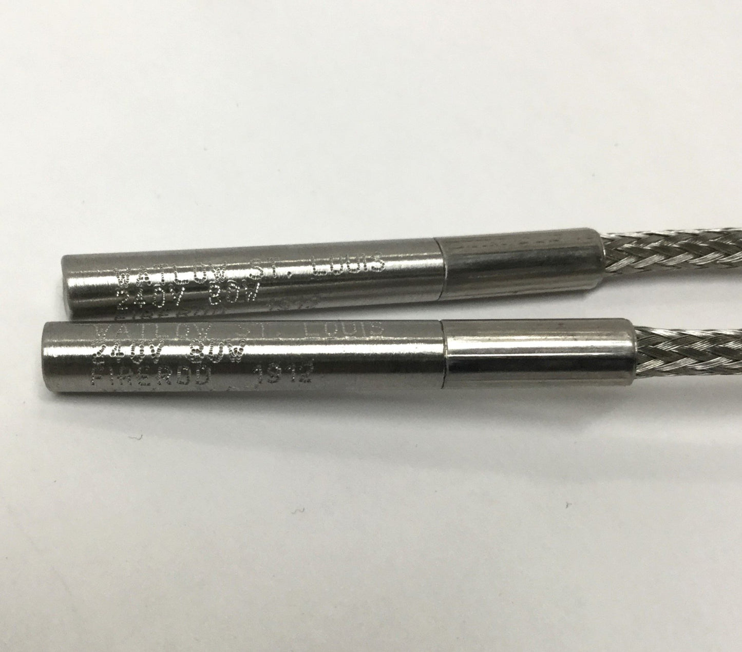 New – Open box Lot of 2 Watlow 2048-2403 Firerod Cartridge Heater Rods 240V, 80W, Ø1/4 x 2"