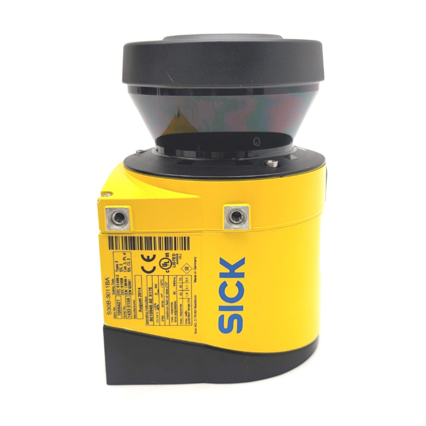 Used SICK S30B-3011BA S300 Standard Laser Safety Scanner 3m Range, 270ø Angle, 24VDC