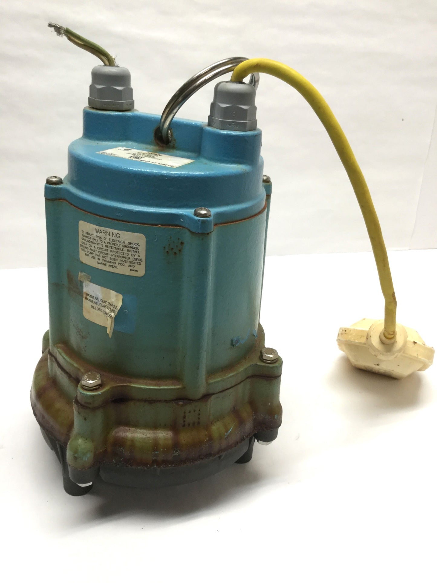 Used Little Giant HT-6E-CIA-FS Submersible Sump Pump, 50GPM @5', 1750RPM, 115VAC 1PH