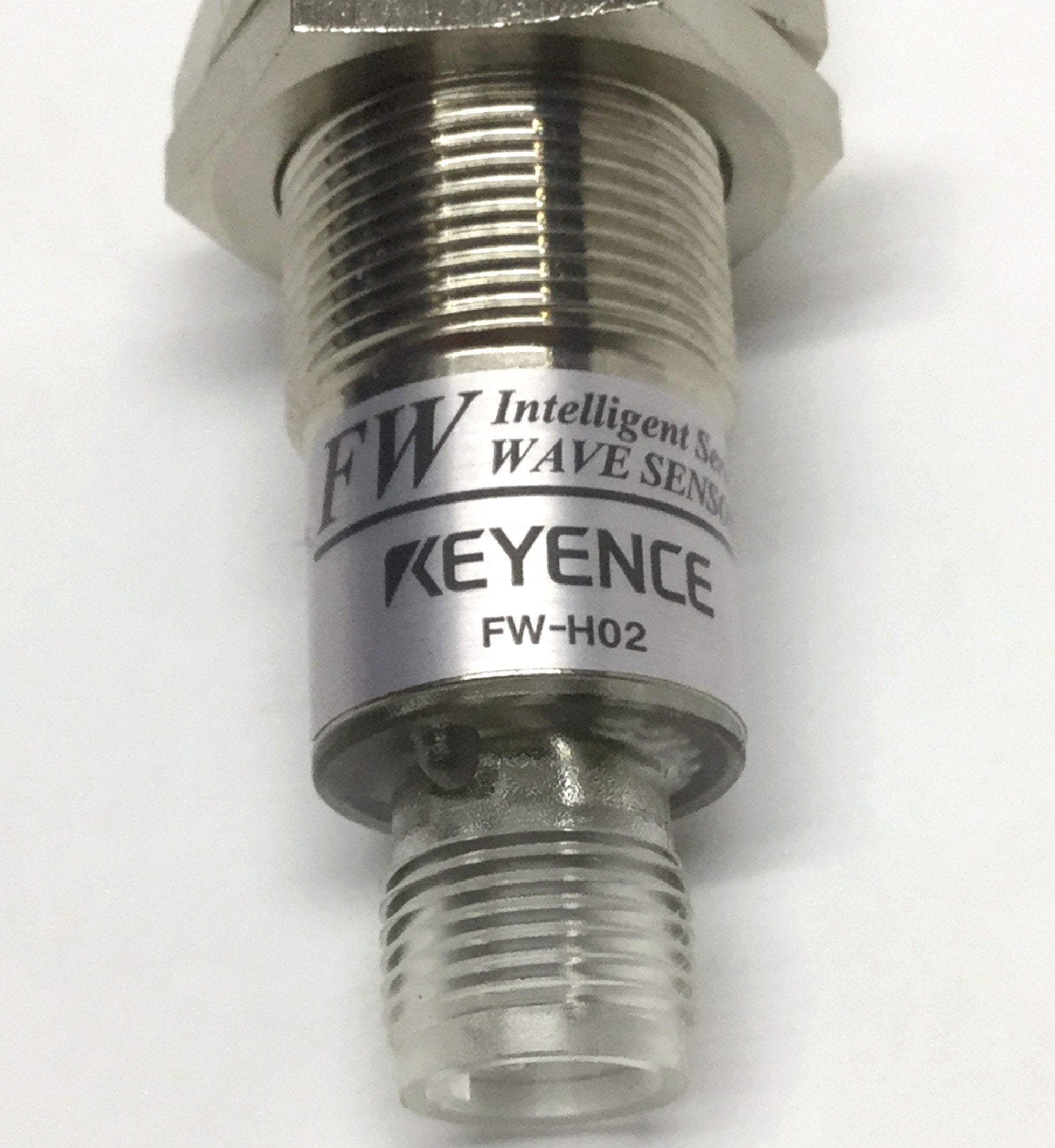 Keyence FW-H02 Digital Ultrasonic Sensor Head 50-200mm, M18 Keyence FW-H02 Digital Ultrasonic Sensor Head 50-200mm, M18