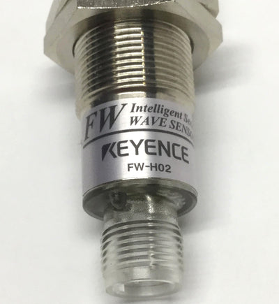 New Other Keyence FW-H02 Digital Ultrasonic Sensor Head 50-200mm, M18 Barrel, 4-Pin M12