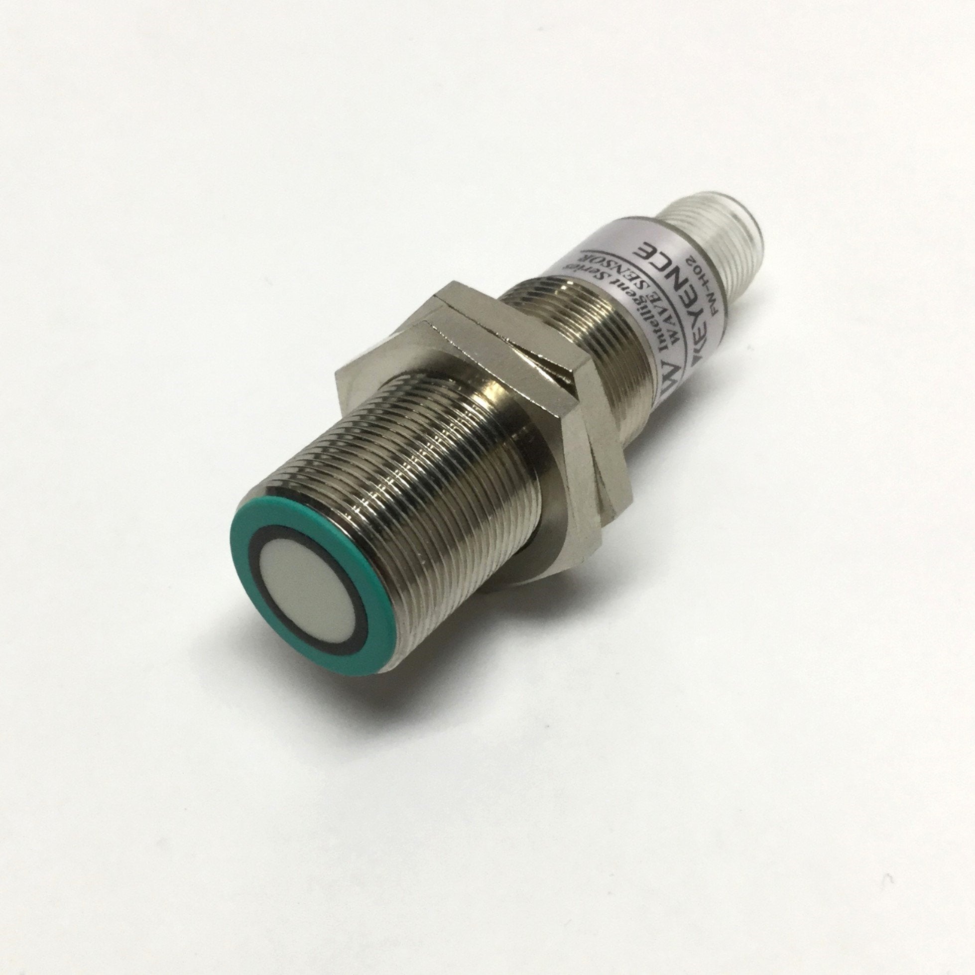 Keyence FW-H02 Digital Ultrasonic Sensor Head 50-200mm, M18 Keyence FW-H02 Digital Ultrasonic Sensor Head 50-200mm, M18