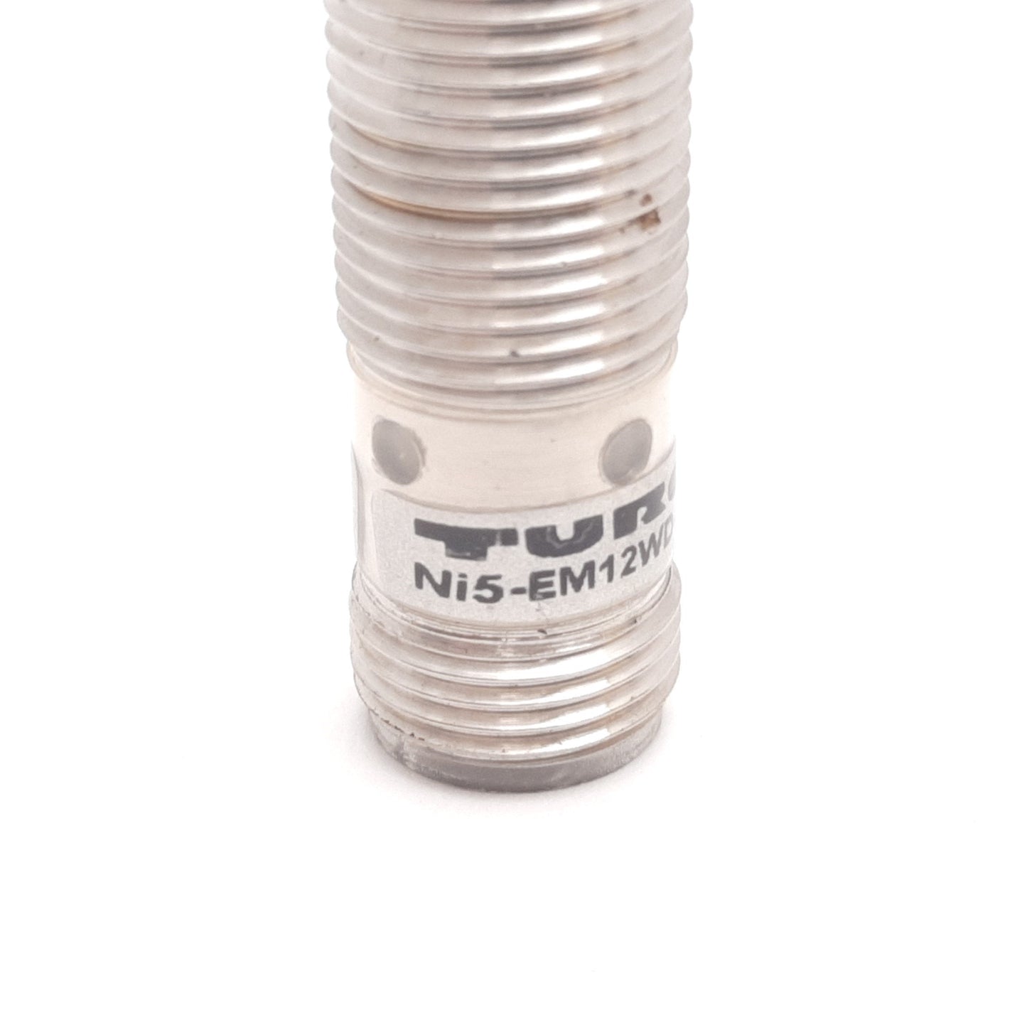 Used Turck Ni5-EM12WD-AP6X-H1141 Proximity Sensor, 5mm, 10-30VDC, PNP M12 4-Pin