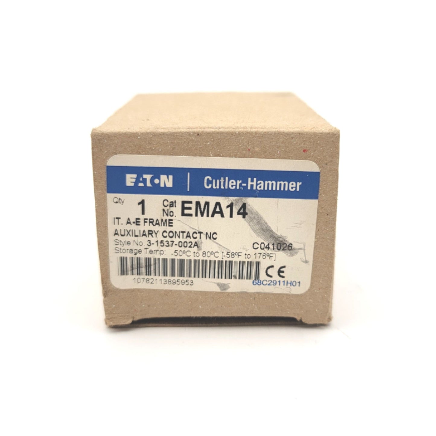New Eaton Cutler Hammer EMA14 Auxiliary Contact Block, Normally Closed NC 600V 10A