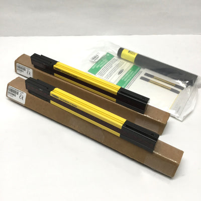 New Banner SLPVAP25-270 EZ-Screen Safety Light Curtain Emitter & Receiver, 25mm Res