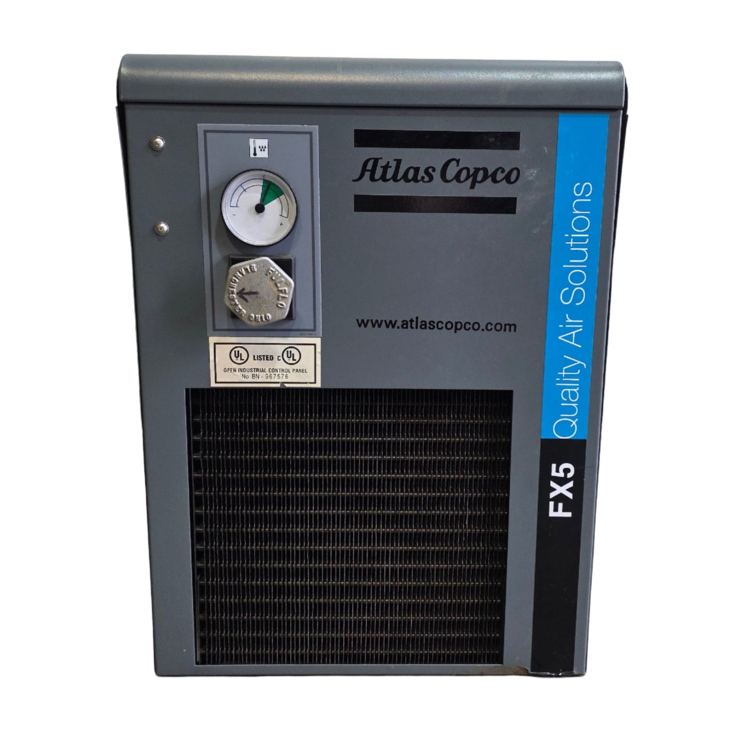 Used Atlas Copco FX5 Non-Cycling Refrigerated Air Dryer 115VAC 60Hz, 74CFM, 232psi