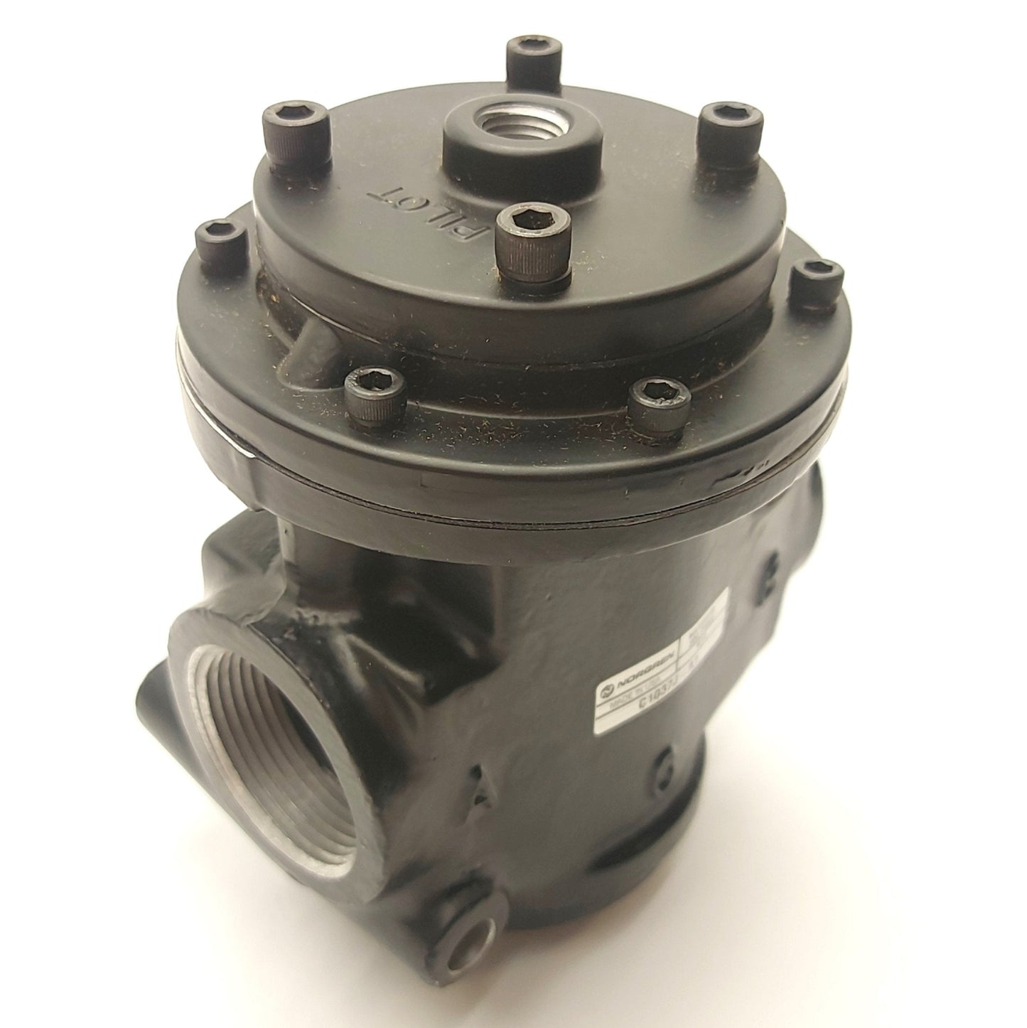 New – Open box Norgren C1037J-A1 External Pilot Vacuum Poppet Valve 1¼"NPT ¼"NPT Pilot 300PSI