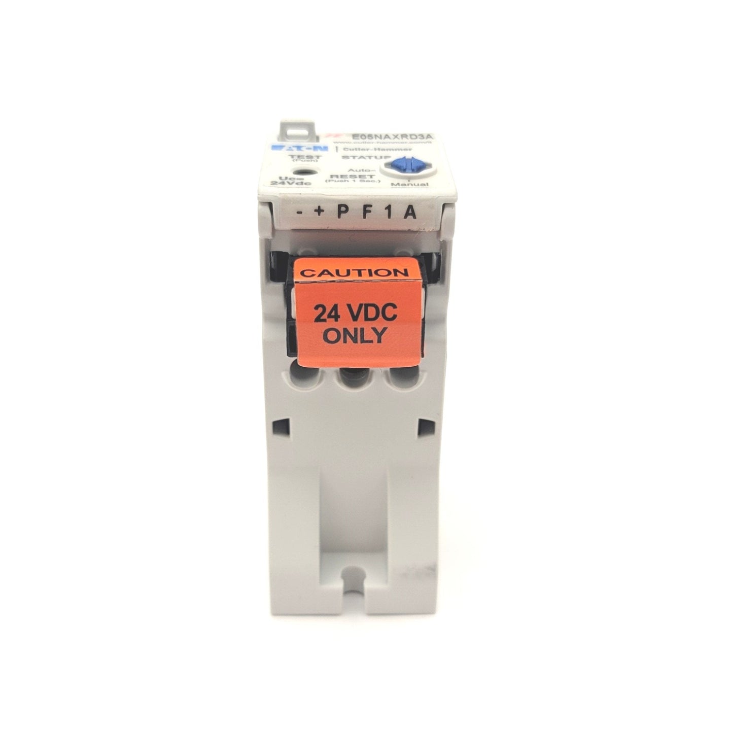 New – Open box Eaton E05NAXRD3A IEC Solid State Overload Relay Size A, 2.8-9.0A, 24VDC, 3-Pole