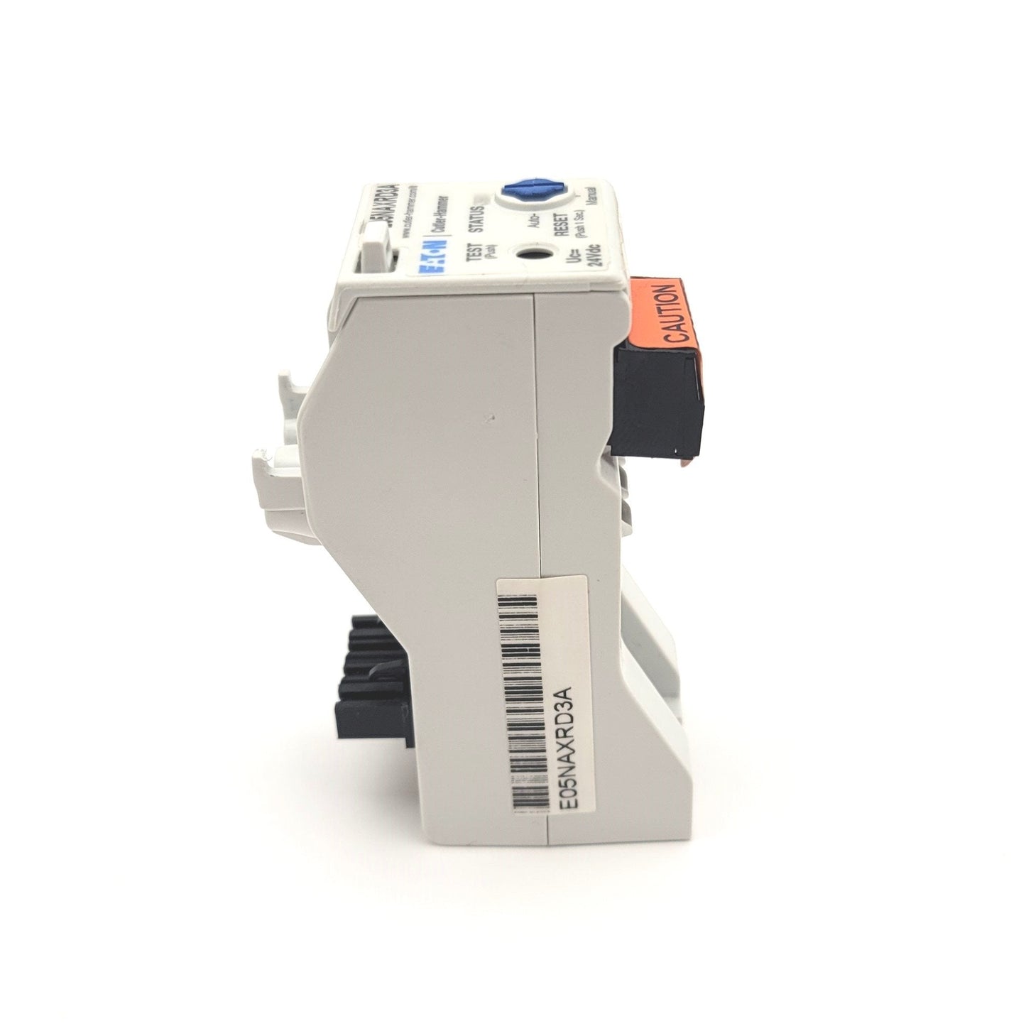 New – Open box Eaton E05NAXRD3A IEC Solid State Overload Relay Size A, 2.8-9.0A, 24VDC, 3-Pole