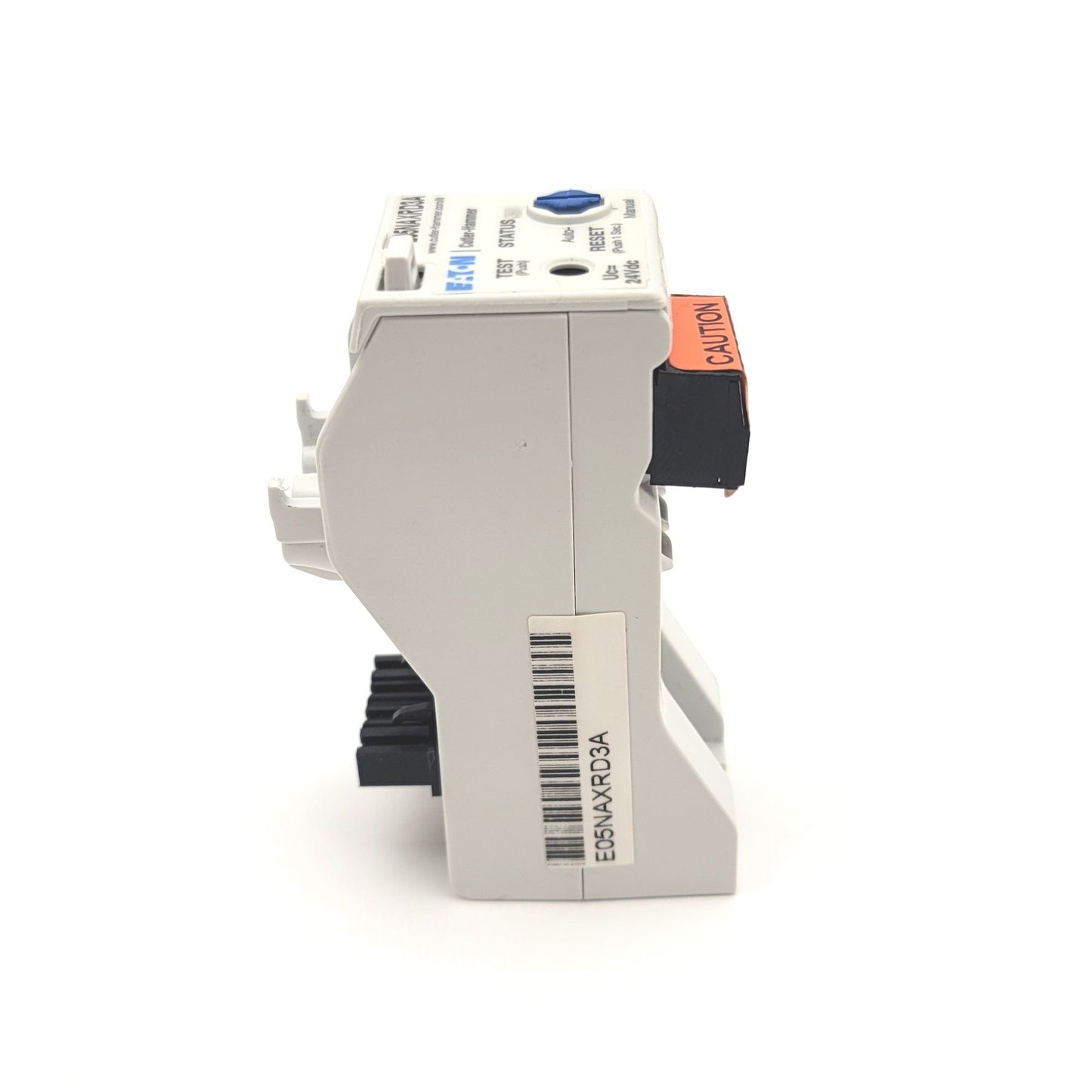 New – Open box Eaton E05NAXRD3A IEC Solid State Overload Relay Size A, 2.8-9.0A, 24VDC, 3-Pole