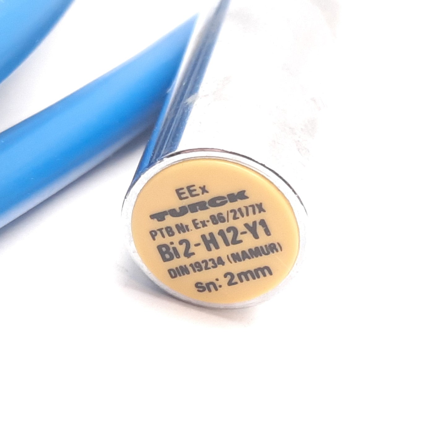 New Other Turck Bi2-H12-Y1 Inductive Proximity Sensor, 2mm, 8.2VDC 5mA, 2-Wire 2m