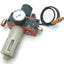 Used Skillair FR100 20 Pneumatic Air Filter Regulator & PS 100 Switch, 1/4" NPT, 20µm