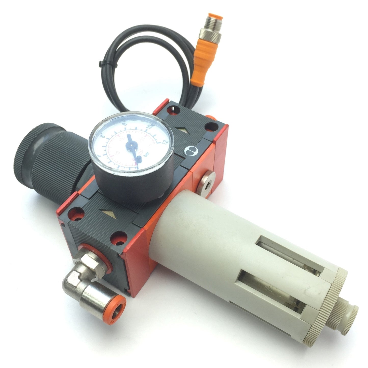 Used Skillair FR100 20 Pneumatic Air Filter Regulator & PS 100 Switch, 1/4" NPT, 20µm
