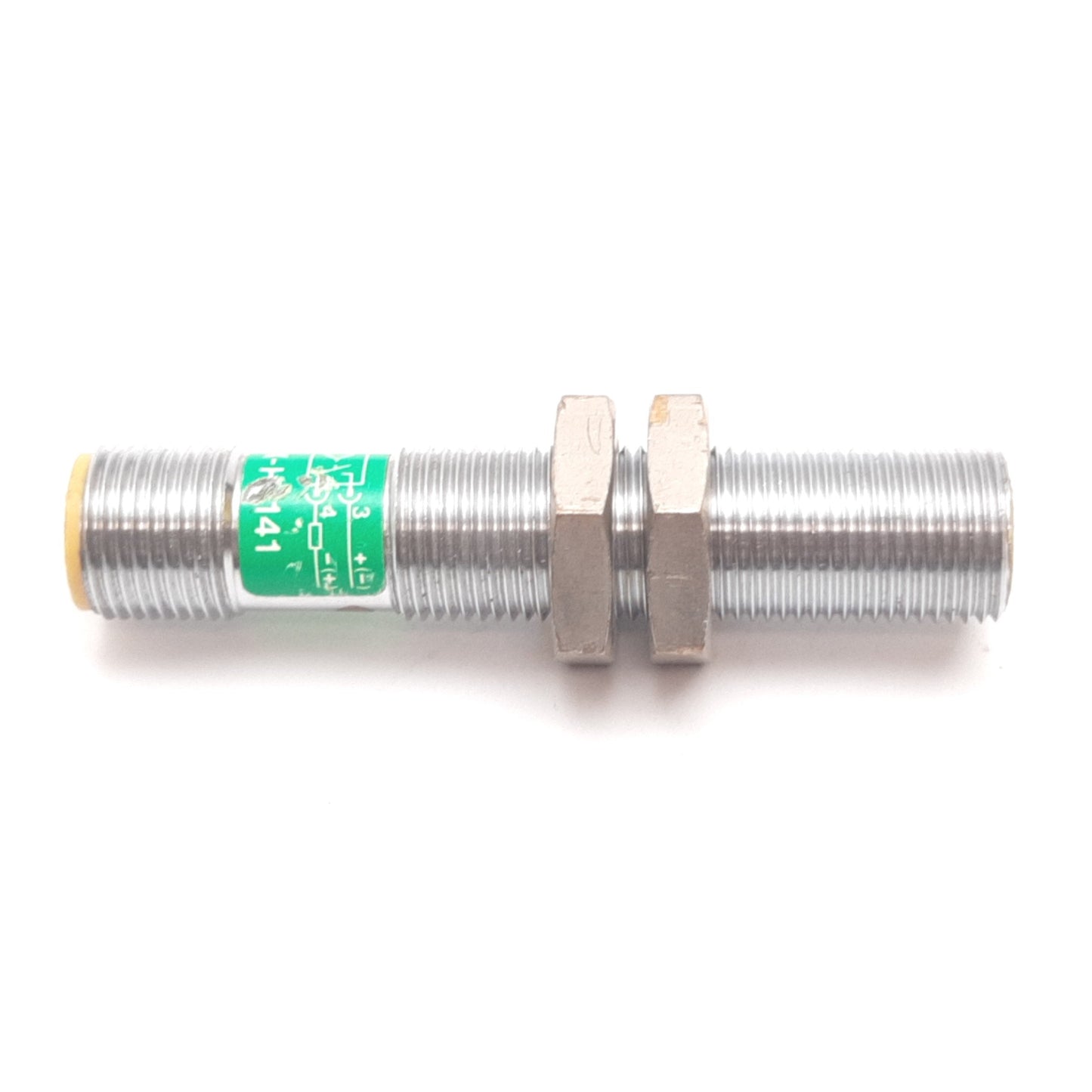 Used Turck Bi2-M12-AD4X-H1141 Inductive Proximity Sensor, 2mm, 10-65VDC 100mA, 4-Pin