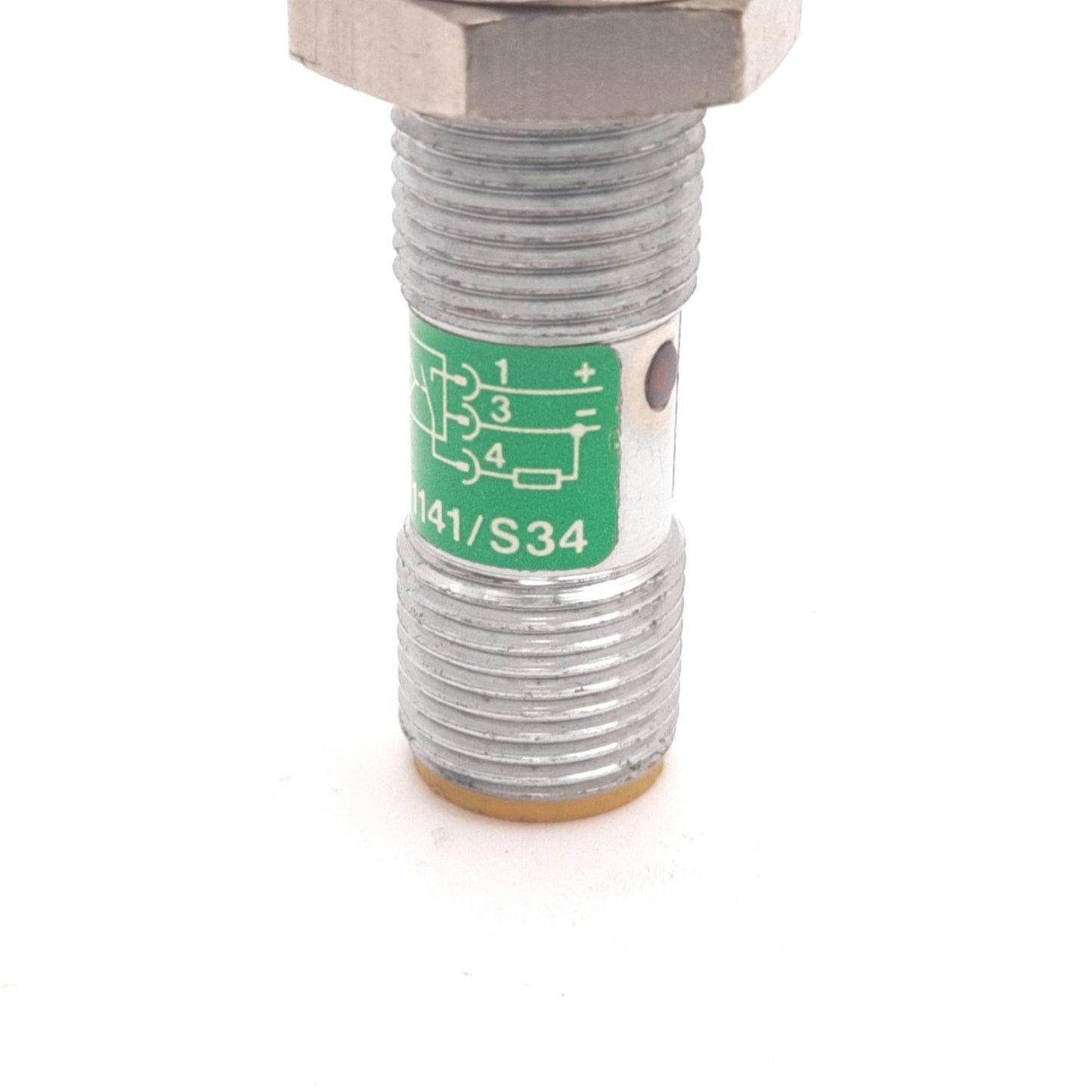 Used Turck Bi2-M12-AP4X-H1141/S34 Inductive Proximity Sensor, 2mm, 10-30VDC 200mA PNP