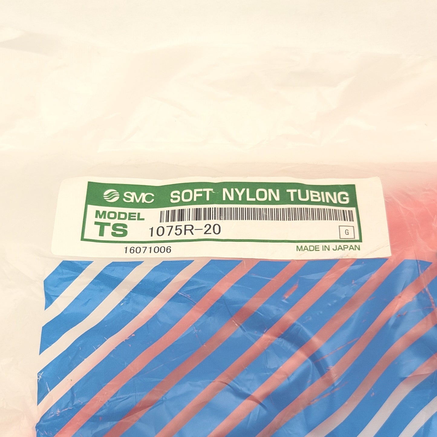 New SMC TS1075R-20 Soft Nylon Pneumatic Tubing 10mm O.D, 7.5mm I.D, 20 Meter Roll