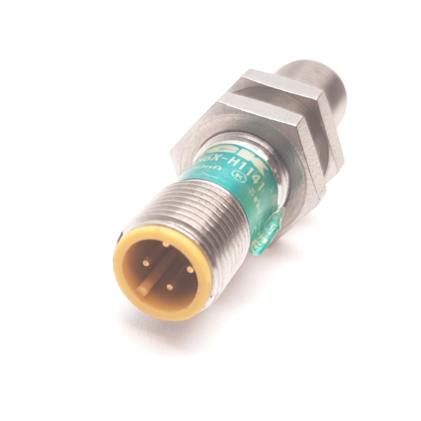 Used Turck Bi3U-EM12-AN6X-H1141 Inductive Proximity Sensor, 3mm, 10-30VDC, NPN N/O