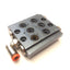 Used Metal Work Pneumatic 0224000201 Aluminum 2-Position Valve Base Socket, 1/4" BSP