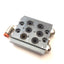 Used Metal Work Pneumatic 0224000201 Aluminum 2-Position Valve Base Socket, 1/4" BSP