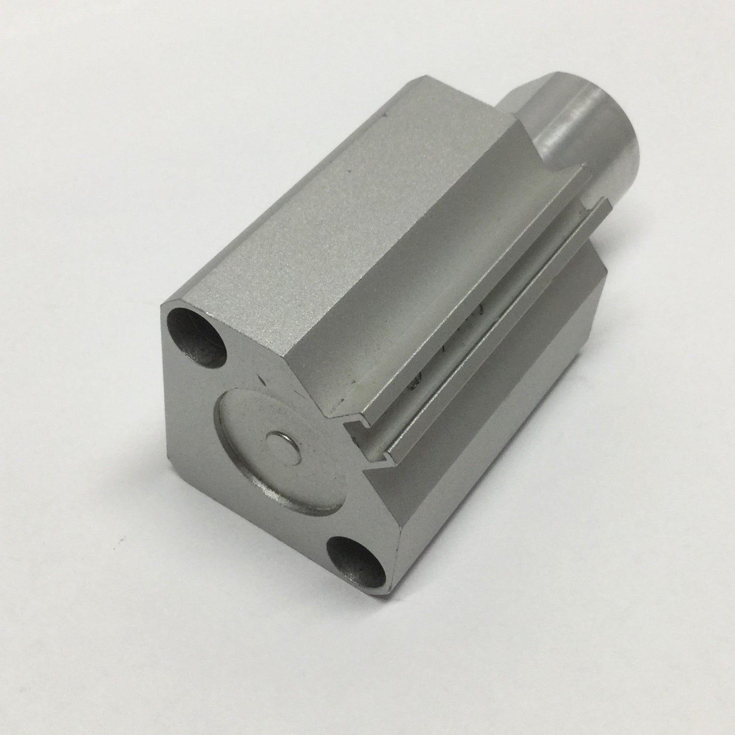 Used SMC RSDQB20-10D Compact Stopper Cylinder, Double-Acting, 20mm Bore, 10mm Stroke