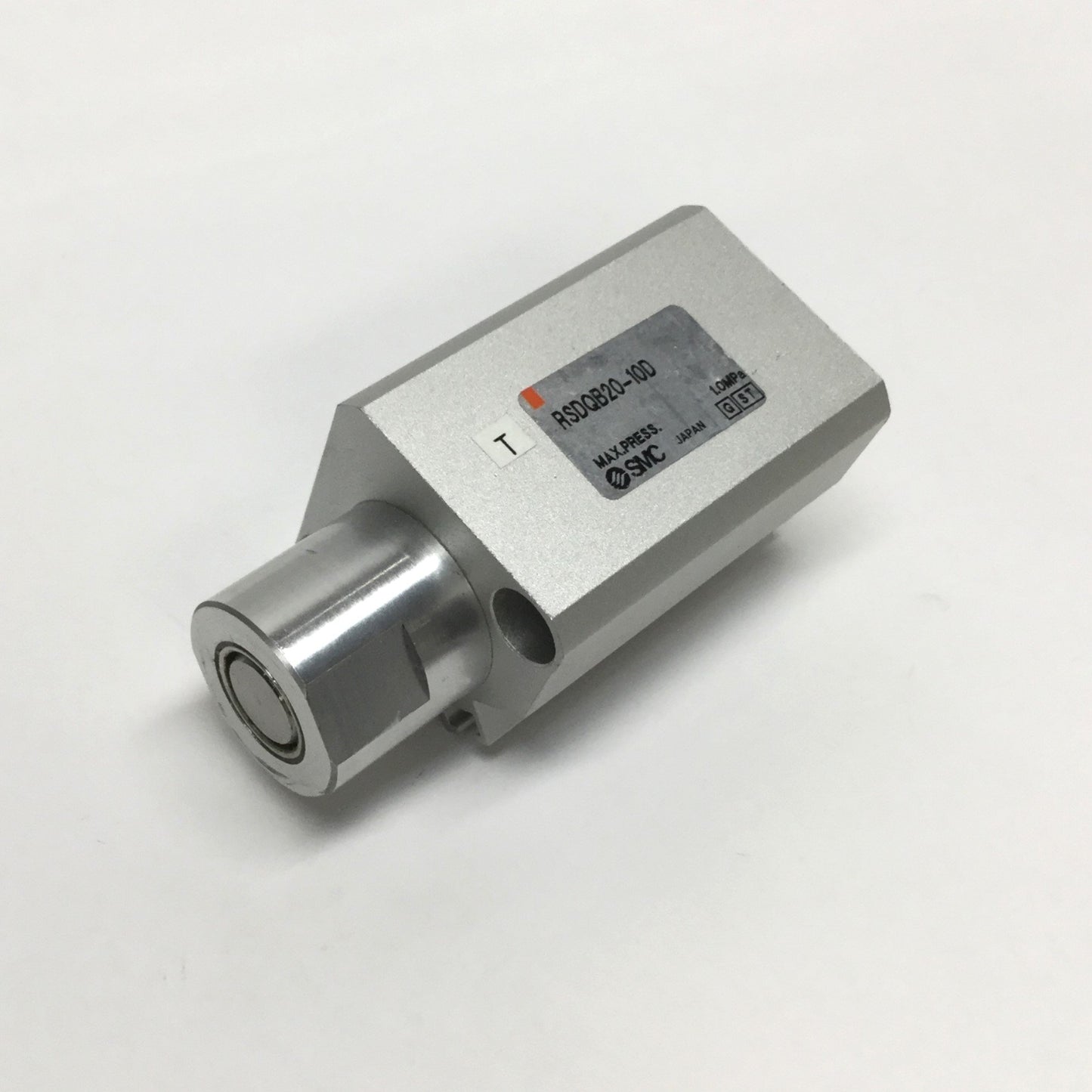 Used SMC RSDQB20-10D Compact Stopper Cylinder, Double-Acting, 20mm Bore, 10mm Stroke
